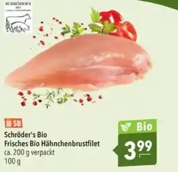 Citti Schröder's Bio Frisches Bio Hähnchenbrustfilet tilbud