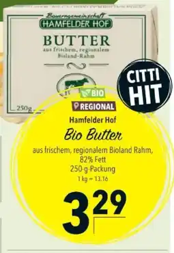 Citti Hamfelder Hof Bio Butter tilbud