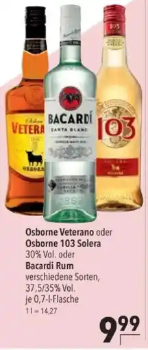 Citti Osborne 103 Solera 30% Vol. oder tilbud