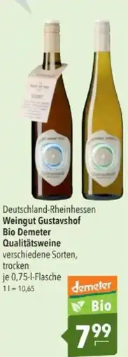Citti Deutschland-Rheinhessen Weingut Gustavshof Bio Demeter tilbud