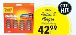 Citti Gillette Fusion 5 Klingen tilbud