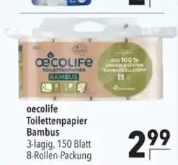 Citti Oecolife toilettenpapier bambus tilbud