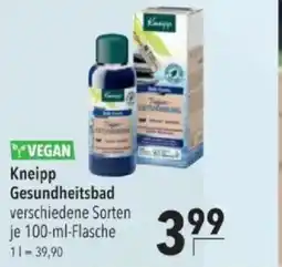 Citti Y'VEGAN Kneipp Gesundheitsbad tilbud