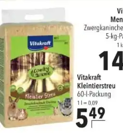 Citti Vitakraft Kleintierstreu tilbud