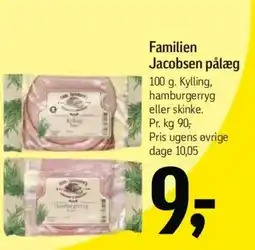 Føtex Familien Jacobsen pålæg tilbud