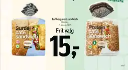 Føtex Kohberg café sandwich tilbud