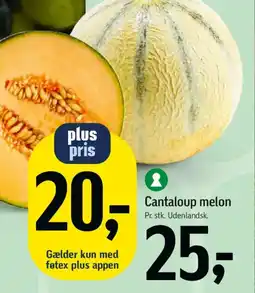 Føtex Cantaloup melon tilbud