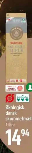 Føtex Økologisk dansk skummetmælk tilbud