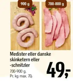 Føtex Medister eller dan -schnitzler ske skinketern eller tilbud