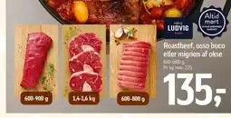 Føtex Roastbeef, osso buco eller mignon af okse tilbud