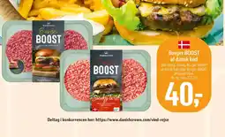 Føtex Burger BOOST af dansk kød tilbud