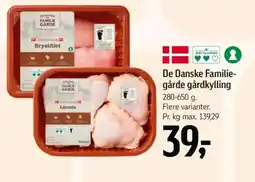 Føtex De Danske Familie- gårde gårdkylling tilbud
