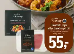 Føtex Princip Tunsteak, rejer eller Gambas pil pil tilbud