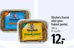 Føtex Stryhn's fransk eller grov- hakket postej tilbud