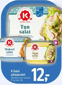 Føtex K-Salat pålægssalat tilbud
