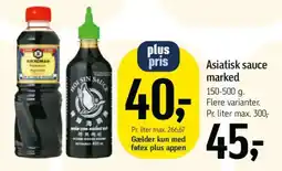 Føtex Asiatisk sauce marked tilbud