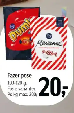Føtex Fazer pose tilbud