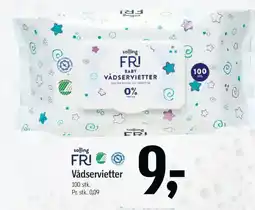 Føtex Salling Fri Vådservietter tilbud