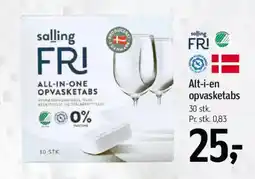 Føtex Salling Fri Alt-i-en opvasketabs tilbud