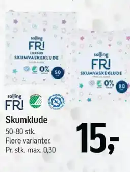 Føtex Salling Fri Skumklude tilbud