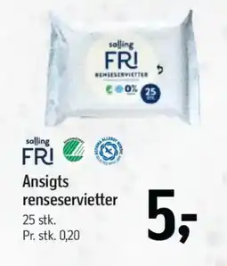 Føtex Salling Fri Ansigts renseservietter tilbud