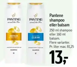 Føtex Pantene shampoo eller balsam tilbud