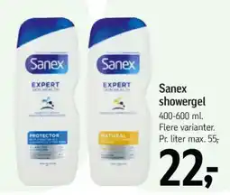 Føtex Sanex showergel tilbud