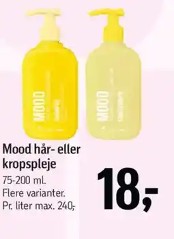 Føtex Mood hår- eller kropspleje tilbud