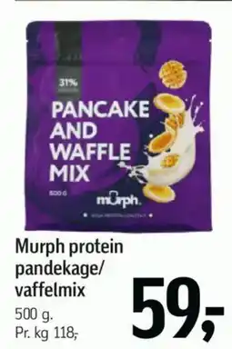 Føtex Murph protein pandekage/ vaffelmix tilbud