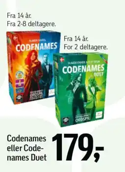 Føtex Codenames eller Code- names Duet tilbud