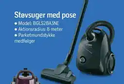 Føtex BOSCH Støvsuger med pose tilbud