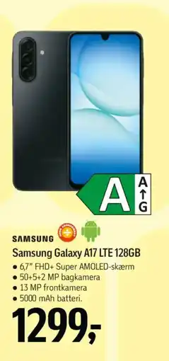 Føtex SAMSUNG Galaxy A17 LTE 128GB tilbud
