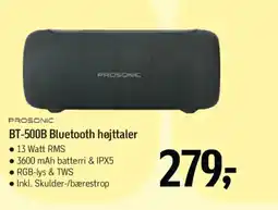 Føtex PROSONIC BT-500B Bluetooth højttaler tilbud