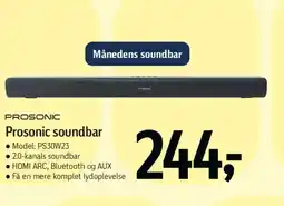 Føtex PROSONIC soundbar tilbud