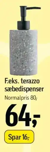 Føtex F.eks. terazzo sæbedispenser tilbud