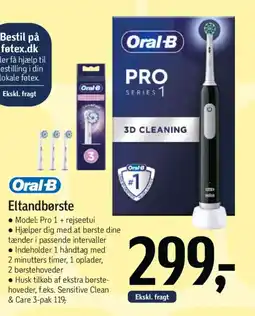 Føtex Oral-B Eltandbørste tilbud