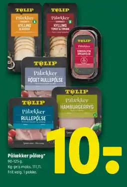 Coop 365 TULIP Pålækker pålæg tilbud