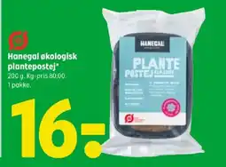 Coop 365 Hanegal økologisk plantepostej tilbud