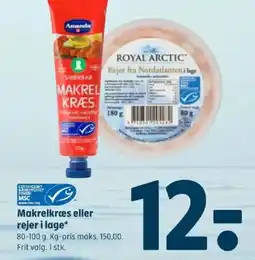 Coop 365 Makrelkræs eller rejer i lage tilbud
