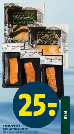 Coop 365 Røget, gravad eller varmrøget laks tilbud
