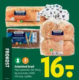 Coop 365 Schulstad brød tilbud