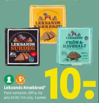 Coop 365 Leksands Knækbrød tilbud