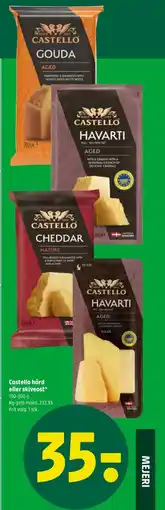 Coop 365 Castello hård eller skiveost tilbud