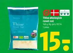 Coop 365 Thise økologisk revet ost tilbud
