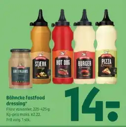 Coop 365 Bähncke fastfood dressing tilbud