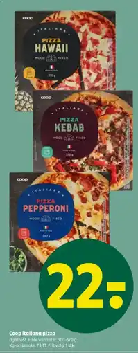 Coop 365 Coop italiana pizza tilbud