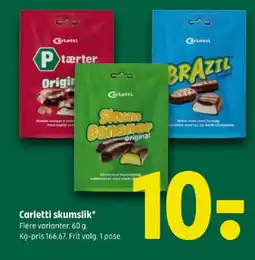 Coop 365 Carletti skumslik tilbud
