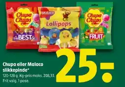 Coop 365 Chupa eller Malaco slikkepinde tilbud