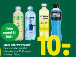 Coop 365 State eller Powerade tilbud