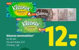 Coop 365 Kleenex lommeletter tilbud